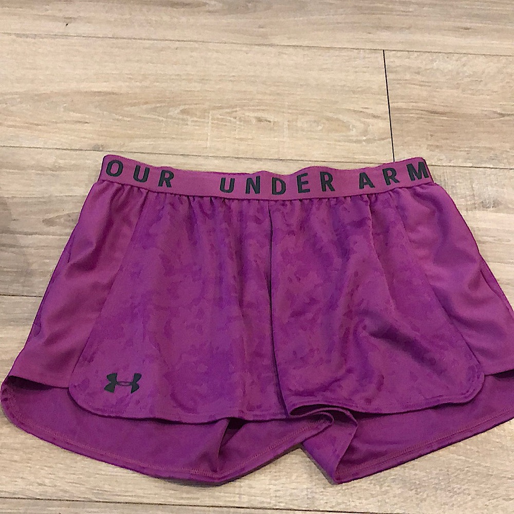 Purple Under Armour shorts. Worn once and in great condition.